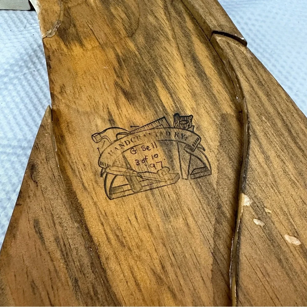 Wooden deer art